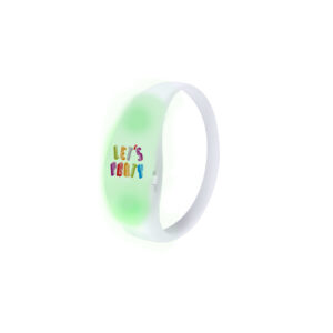 Music-Responsive LED Wristband – Silicone, Two-Color