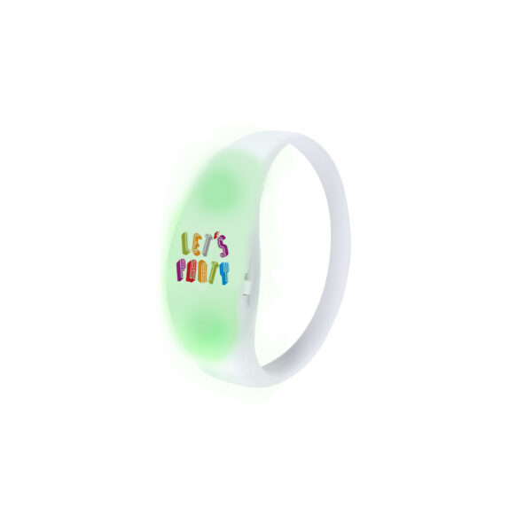 Musikreaktives LED-Armband – Silikon, zweifarbig