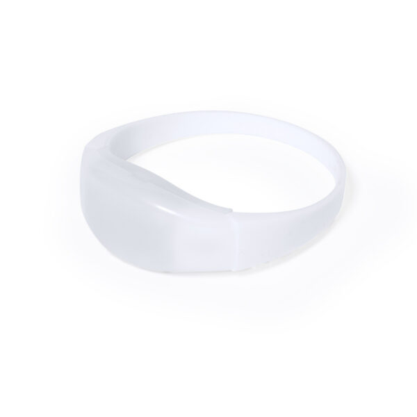 Musikreaktives LED-Armband – Silikon, zweifarbig – Bild 2
