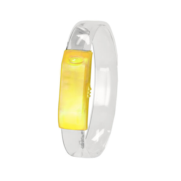 Blinkendes LED-Armband mit farbigem Panel – Bild 3