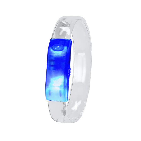 Flashing LED Wristband with Colored Panel
