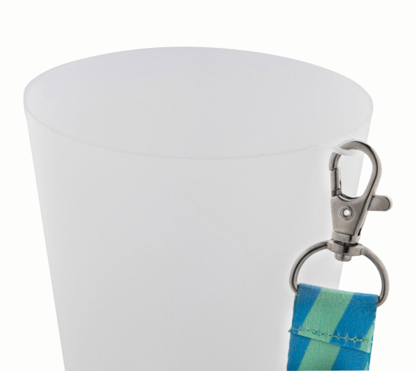 Cupyard 500 ml Reusable Drinking Cup with Lanyard Hook - Image 2