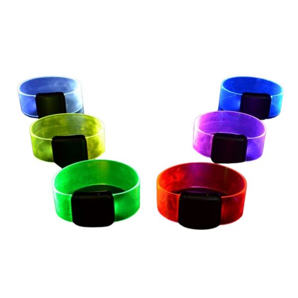 Custom Color LED Glow Wristbands - Pilt 8