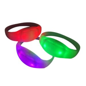 Umweltfreundliche LED-Armbänder mit Fernbedienung