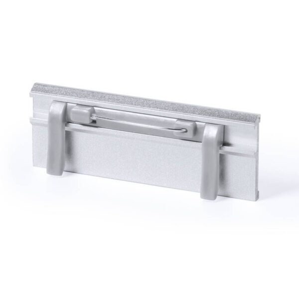 Aluminium Name Badges with Clip and Pin - Image 2
