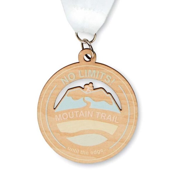 Custom Engraved & Printed Wooden Medals - Pilt 2