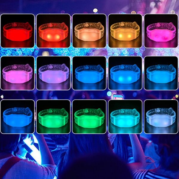 Lightweight Remote LED Wristbands - Pilt 2