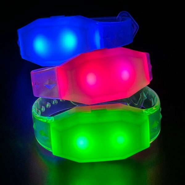 Lightweight Remote LED Wristbands - Pilt 3