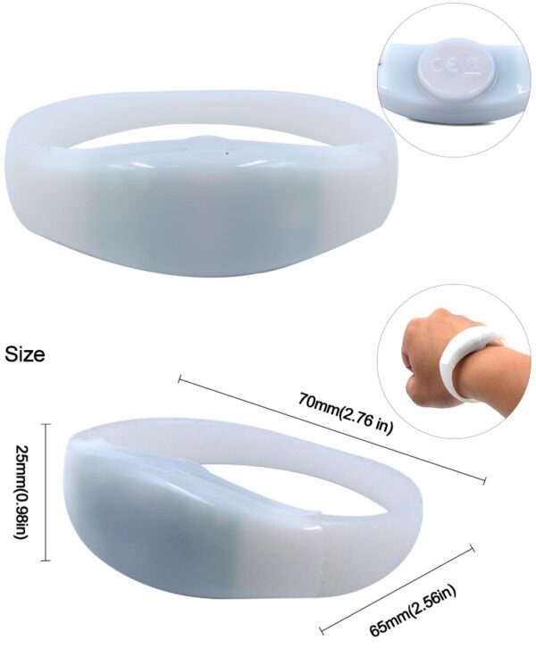 Bracelets LED télécommandés
