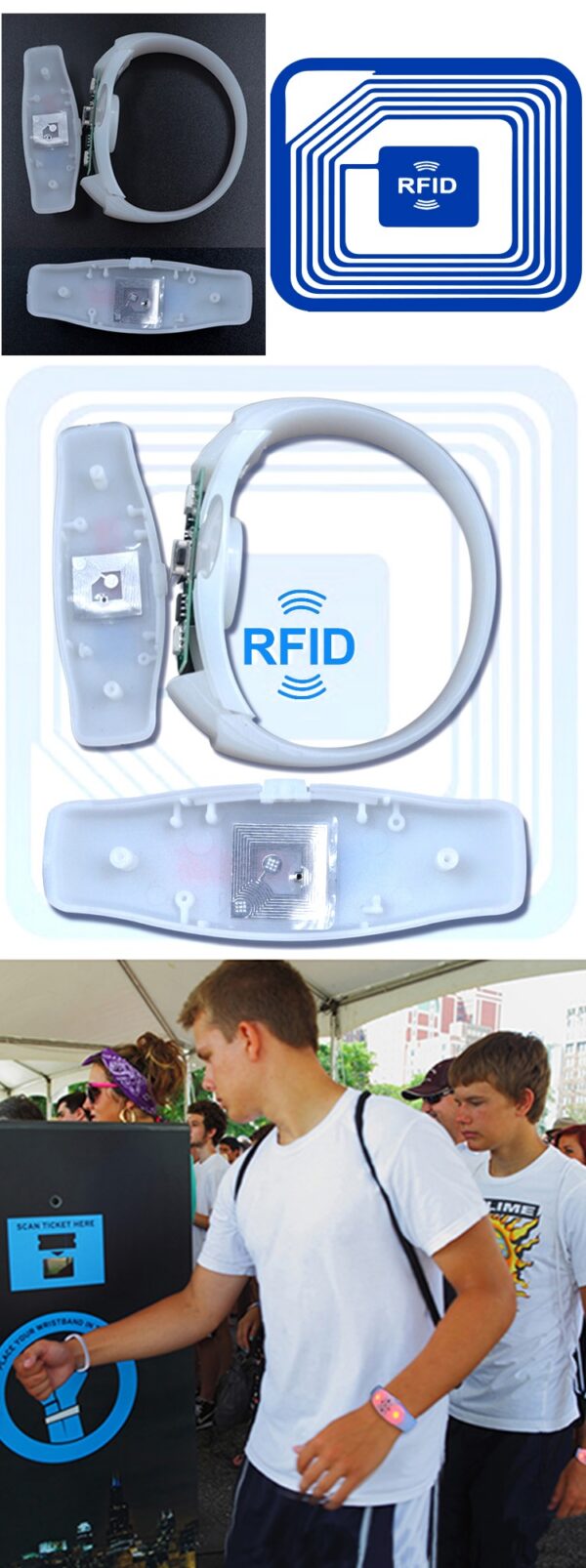 Remote Control LED Wristbands - Image 3