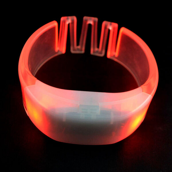 Sculpted Remote Control LED Bracelet - Image 6