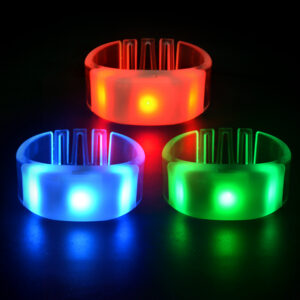 Gebeeldhouwde afstandsbediening LED-armband