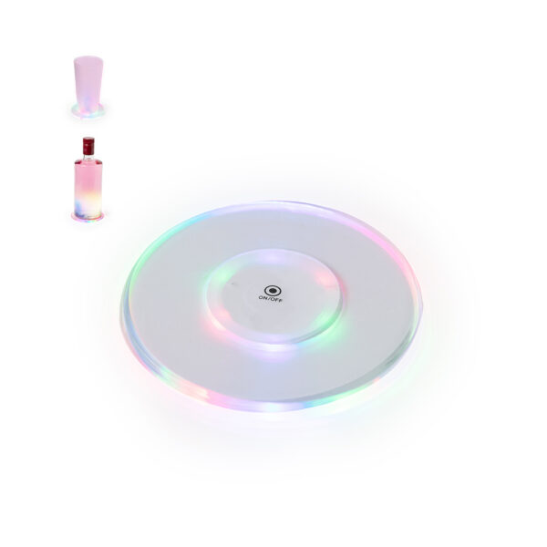 Posavasos promocionales LED (3 modos)