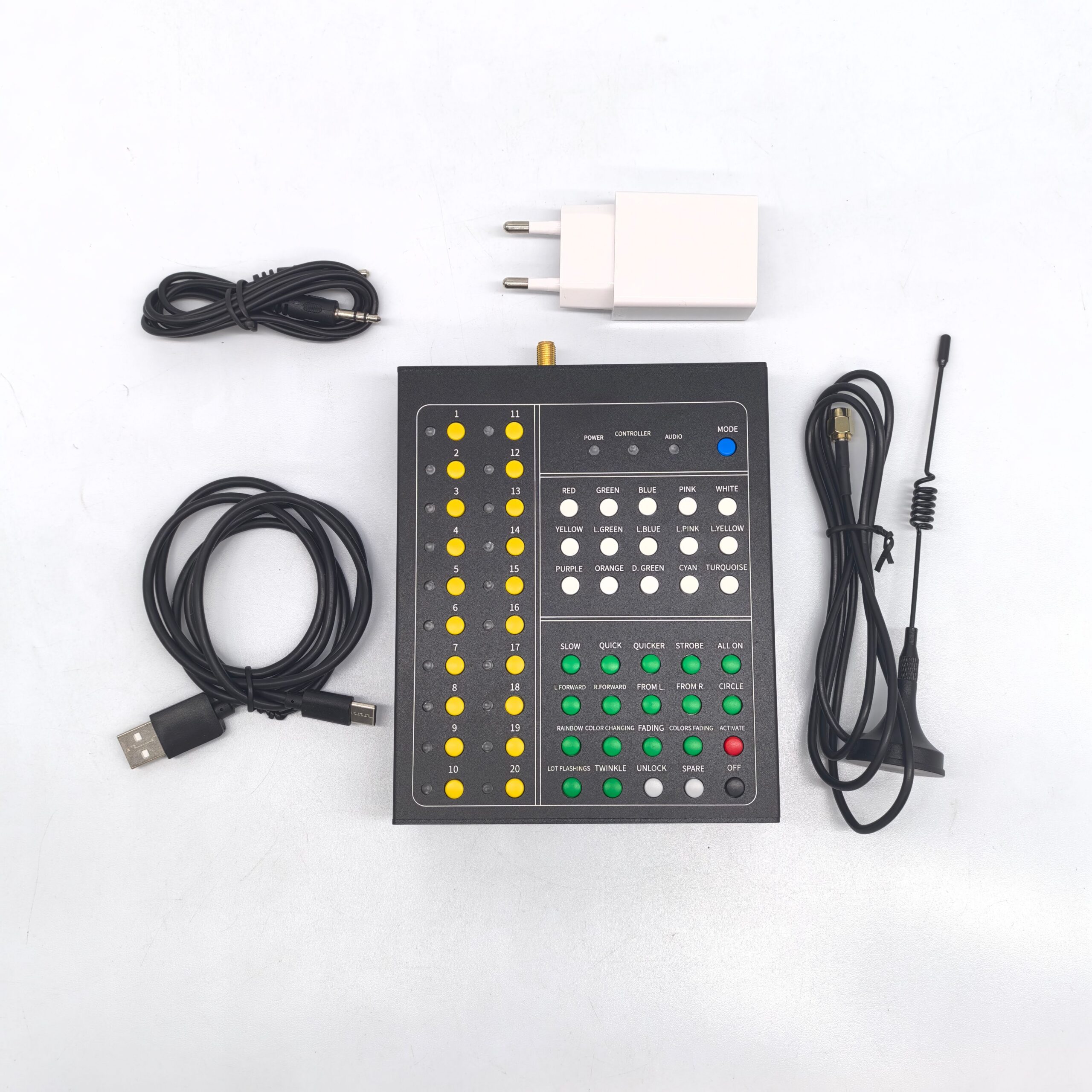 Fernbedienungen und DMX-Controller für LED-Armbänder