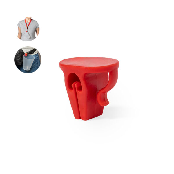 Clip porte-gobelet imprimé
