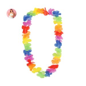 Colliers hawaïens promotionnels (polyester)