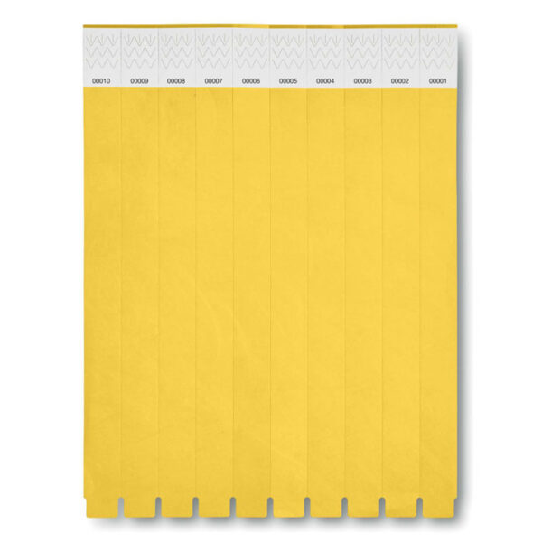 Numbered Plain Tyvek Wristbands - Obraz 9