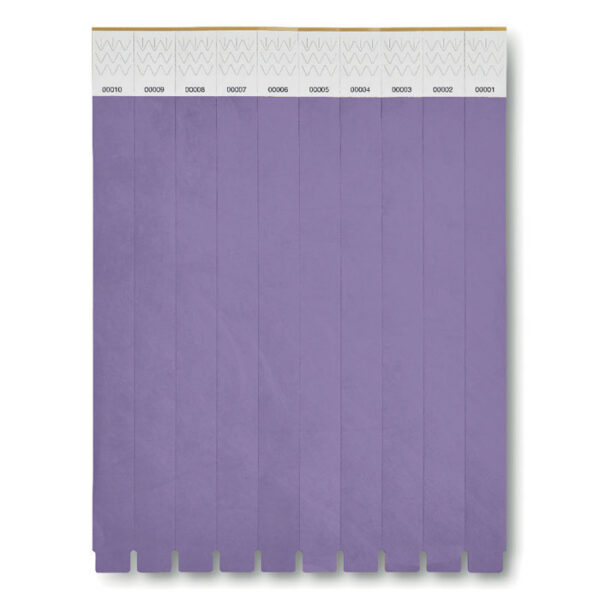 Numbered Plain Tyvek Wristbands - Obraz 6
