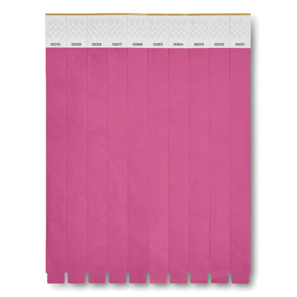Numbered Plain Tyvek Wristbands - Obraz 13