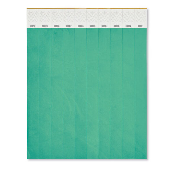 Numbered Plain Tyvek Wristbands - Obraz 8