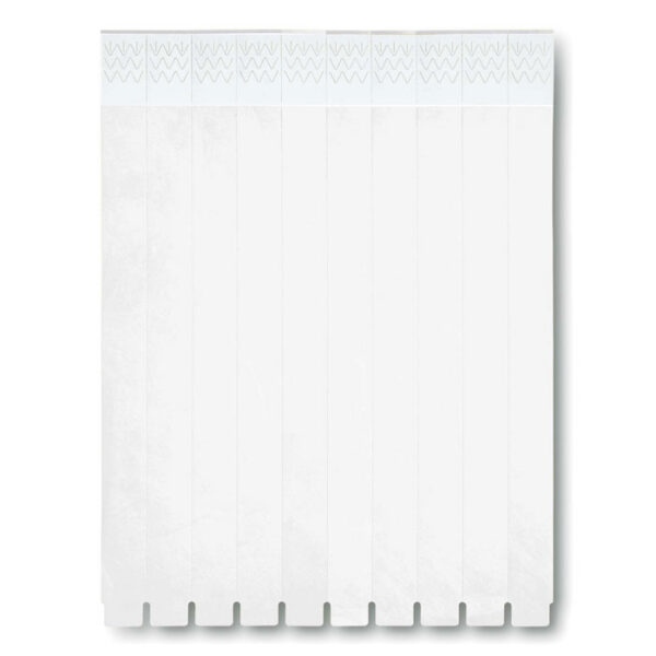 Numbered Plain Tyvek Wristbands - Obraz 5