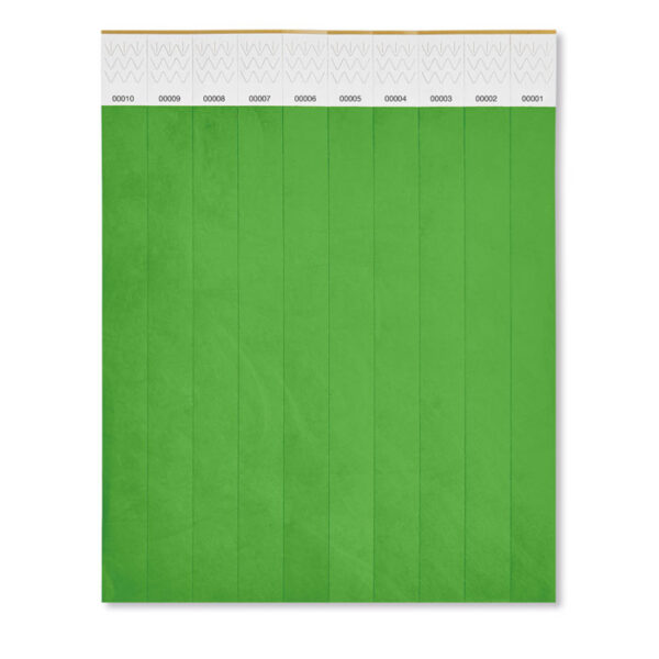 Numbered Plain Tyvek Wristbands - Obraz 2