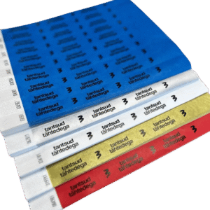 Individuell bedruckte Tyvek-Armbänder (1-farbiger Druck)