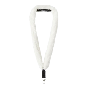 Plüsch-Lanyards – Kunstfell mit Weblabel