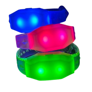 "Leichtes" LED-Festivalarmband mit individuellem Logo