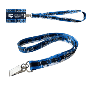 Bedruckte Lanyards mit Bulldog-Clip