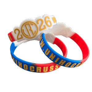 Custom Embossed and Printed Silicone Wristbands