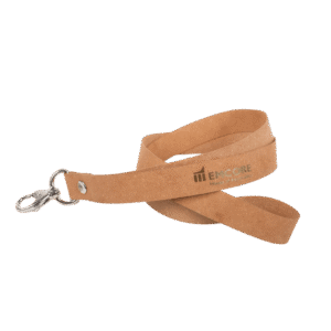 Custom Recycled Leather Lanyards with Logo
