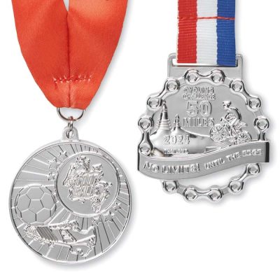 Kohandatud 3D reljeefne tsingisulami medal_1