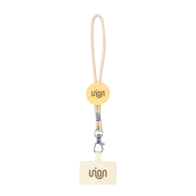 Phone Wrist Straps with Bamboo Holder 1