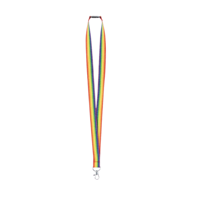 rainbow lanyard