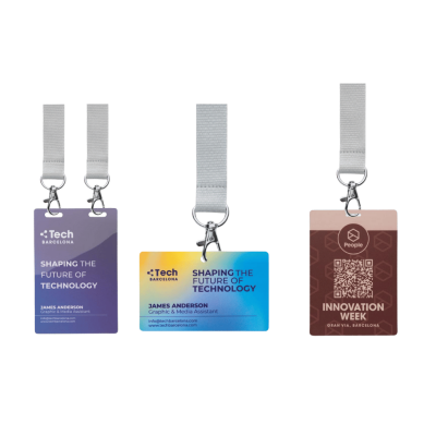 rigid plastic ID card holders